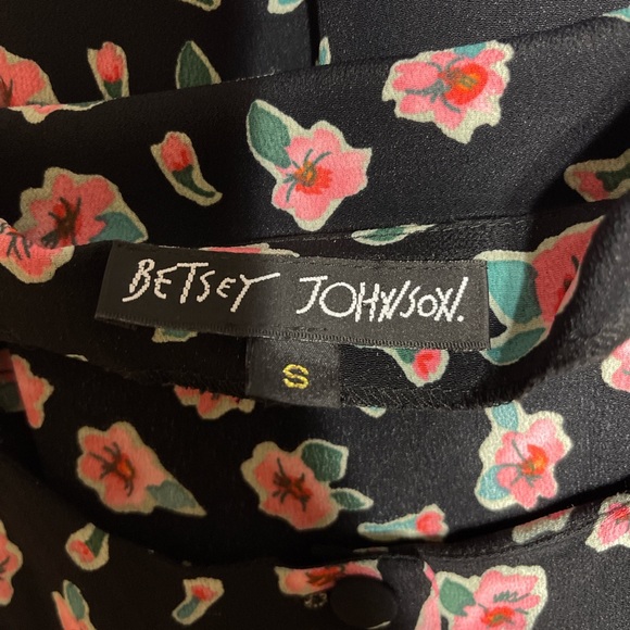 VTG Betsey Johnson Floral Sleeveless Maxi - Picture 4 of 4